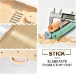 Pikler Triangle Set 7in1 Foldable Baby Climbing Toys Wooden Montessori Climbing Set with Arch&Ramp&Ladder Baby Climber Indoor Jungle Gyms for Toddlers Montessori Toys - Rainbow