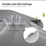 LAUSAINT HOME Outdoor Patio Gazebo 10'x13' with Expansion Bolts