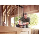 18V OCTANE Brushless Cordless 3-1/4 in. Planer Kit with Dust Bag,Dust Port,Edge Guide,2.0 Ah Battery,and Charger R8481KSBN