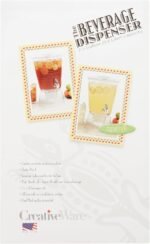 CreativeWare Bark Beverage Dispenser,2.5 Gallon,Clear,(Pack of 1)