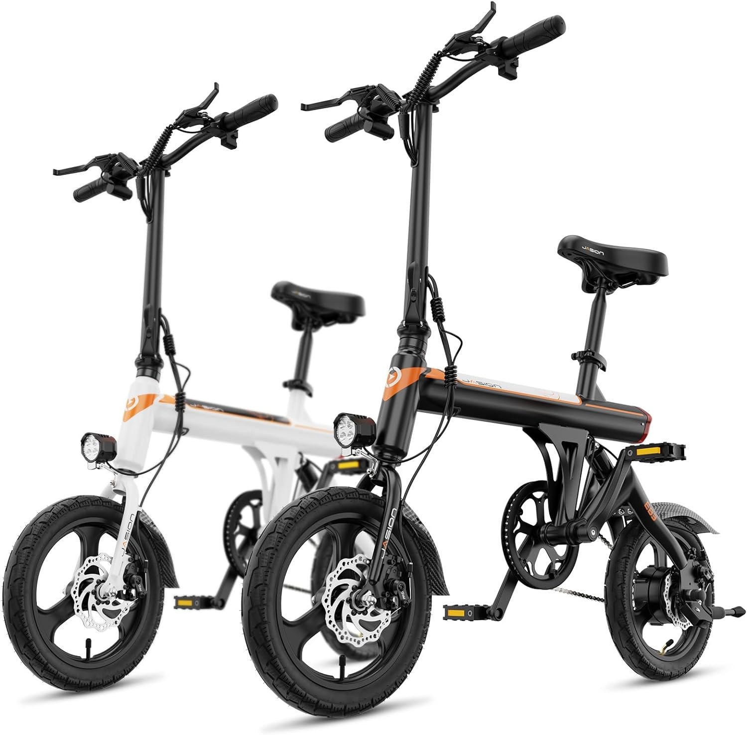Jasion EB3 Electric Bike Adults 21mph,500W Peak Motor,270Wh Battery,Rear Suspension,3 Levels Assist,14" Folding Ebike for Adults and Teens,Complies to UL2849 Jasion EB3 Electric Bike Adults 21mph,500W Peak Motor,270Wh Battery,Rear Suspension,3 Levels Assist,14" Folding Ebike for Adults and Teens,Complies to UL2849