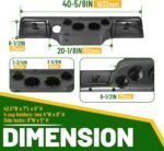 HECASA Dash Board Cover Assembly Compatible