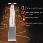 2 Sets 40,000 Btu Propane Patio Heater,Standing Pyramid Outdoor Heaters