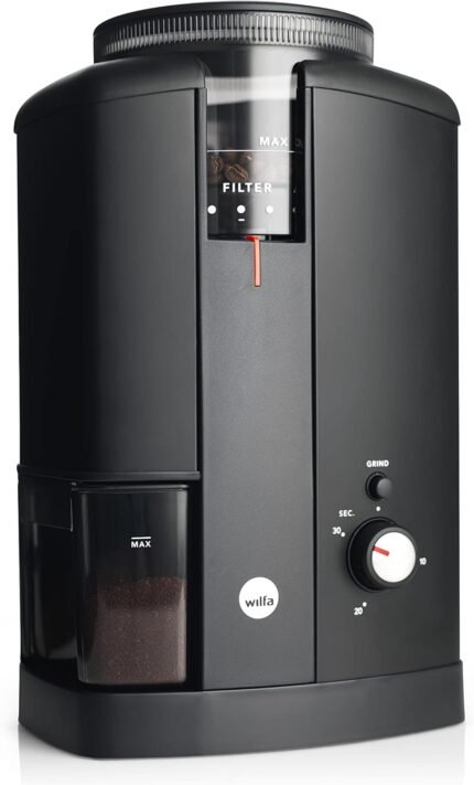 Wilfa CD Automatic Electric Coffee Grinder Svart CGWS-130B,Black