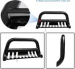 AUTOSAVER88 Bull Bar Compatible Tube Brush Push Grille Guard Front Bumper