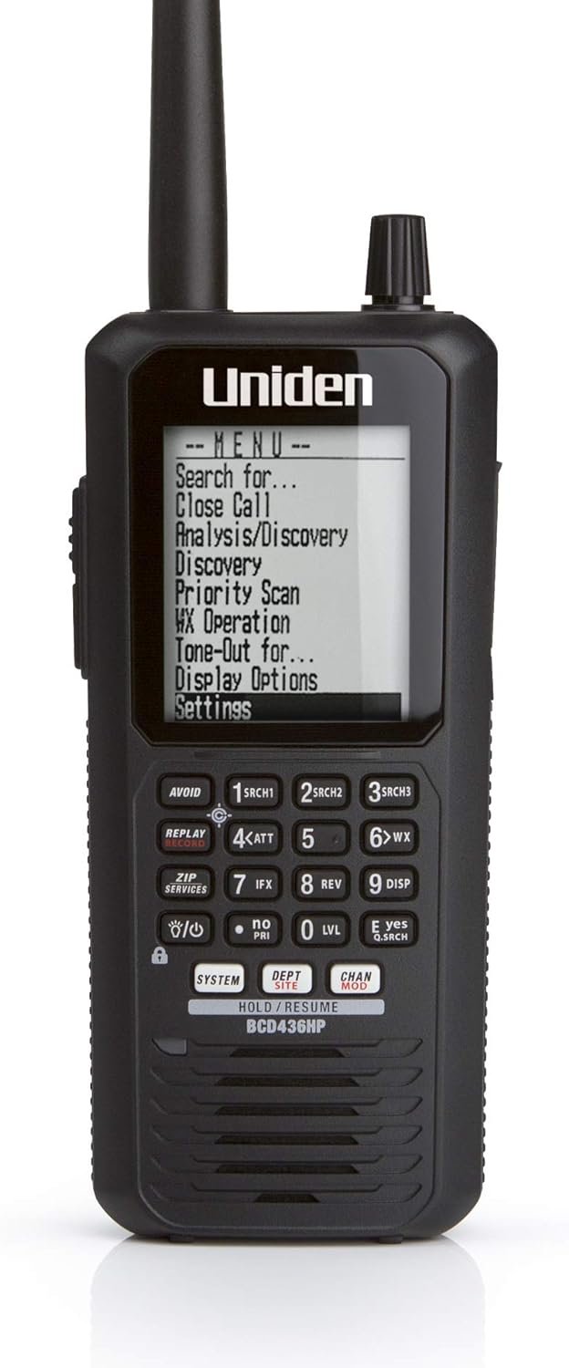 Uniden BCD436HP HomePatrol Digital Handheld Scanner with GPS & Weather Alerts Uniden BCD436HP HomePatrol Digital Handheld Scanner with GPS & Weather Alerts