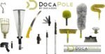 DOCAZOO Fruit Picker Pole with Basket telescoping - 6-24 Ft Telescoping Pole