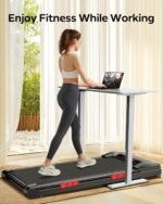 CURSOR FITNESS Walking Pad Treadmill with Incline