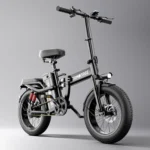 T1 Electric Bike for Adults 1200W Motor,31MPH,48V 20AH Folding E-Bike,16 * 3" Tire Mountain Snow Bike LED Display 330lbs Load Capacity - Tomofree Black