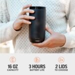 Ember Tumbler,Temperature Control Travel Mug,Stainless Steel,App-Controlled Heated Coffee Mug