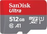SanDisk 1TB Ultra microSDXC card + SD adapter,Memory card Full HD,up to 150 MB/s,For smartphones and Tablets,with A1 App Performance,UHS-I,Class 10,U1