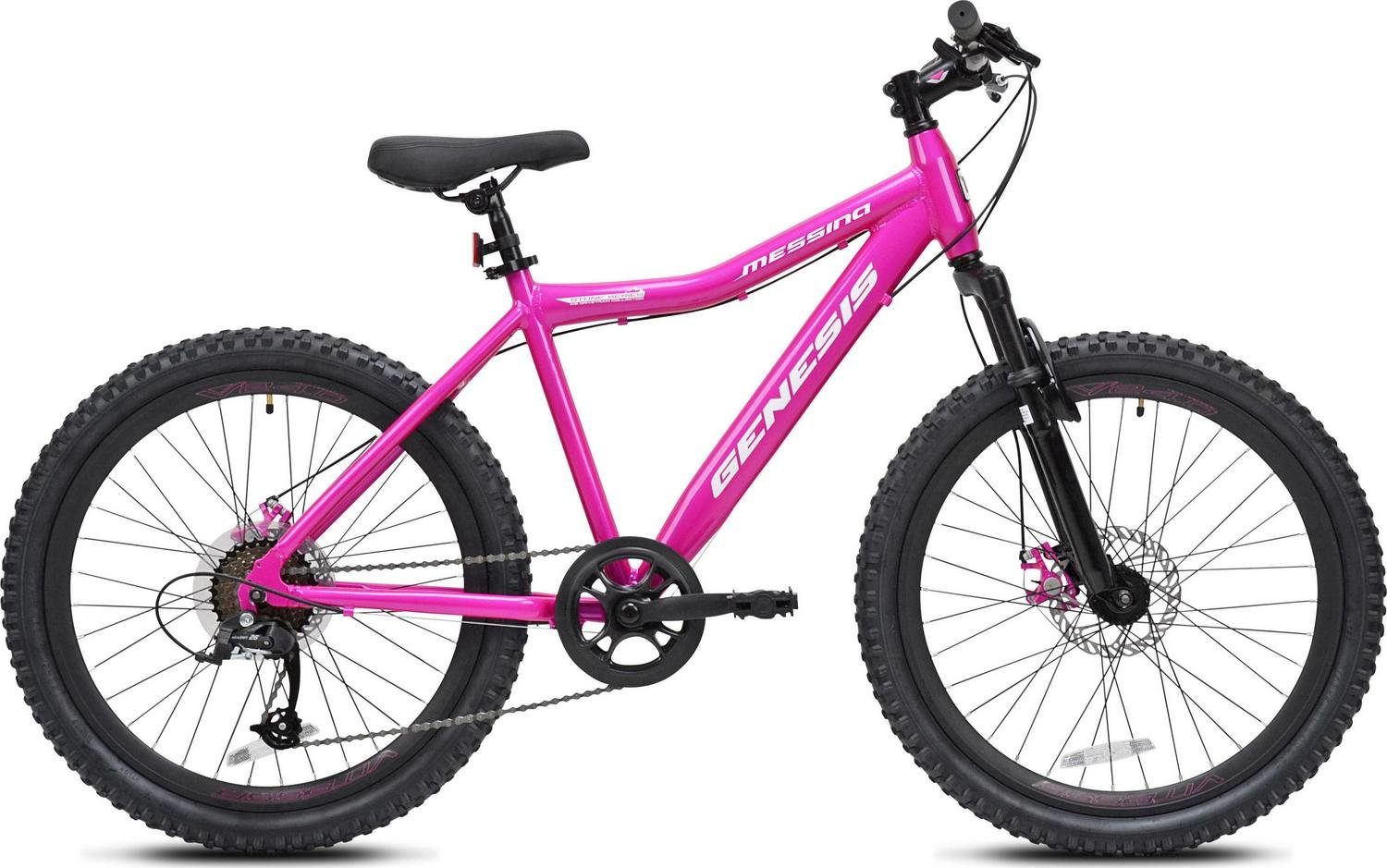 Genesis 24 In. Messina Ladies Mountain Bike,Pink Genesis 24 In. Messina Ladies Mountain Bike,Pink