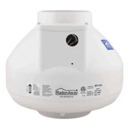 RadonAway Rp145 Radon Mitigation Fan