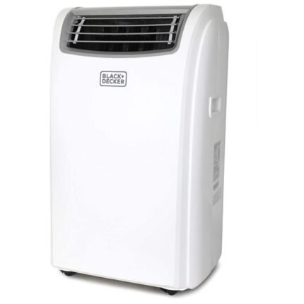 BLACK+DECKER 14,000 BTU Portable Air Conditioner with Heat and Remote Control,White