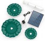 3 Tiered Bird Bath with 3.5W Solar Pump DIY Solar Fountain