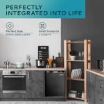 Upright freezer,3.0 Cubic Feet,Single Door Compact Mini Freezer with Reversible Stainless Steel Door,Small freezer for Home/Dorms/Apartment/Office (Silver)