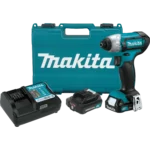 Makita 12 Volt CXT Cordless Impact Driver Kit (2.0Ah) Factory Serviced