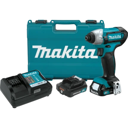 Makita 12 Volt CXT Cordless Impact Driver Kit (2.0Ah) Factory Serviced