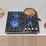 FORIMO Gas Cooktop 22Inch,Built in Gas Cooktop 4 Burners Stainless Steel Stove