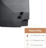 C-Hopetree 356 lb Heavy Duty Base Weights Stand 4 Piece Set