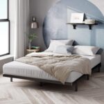 ZINUS Box Spring & Bed Slat Replacement,Metal Frame with Steel Slats,Easy Assembly