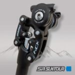 SR Suntour SP12 NCX bike Suspension Seatpost with Cover (27.2mm x 350mm)