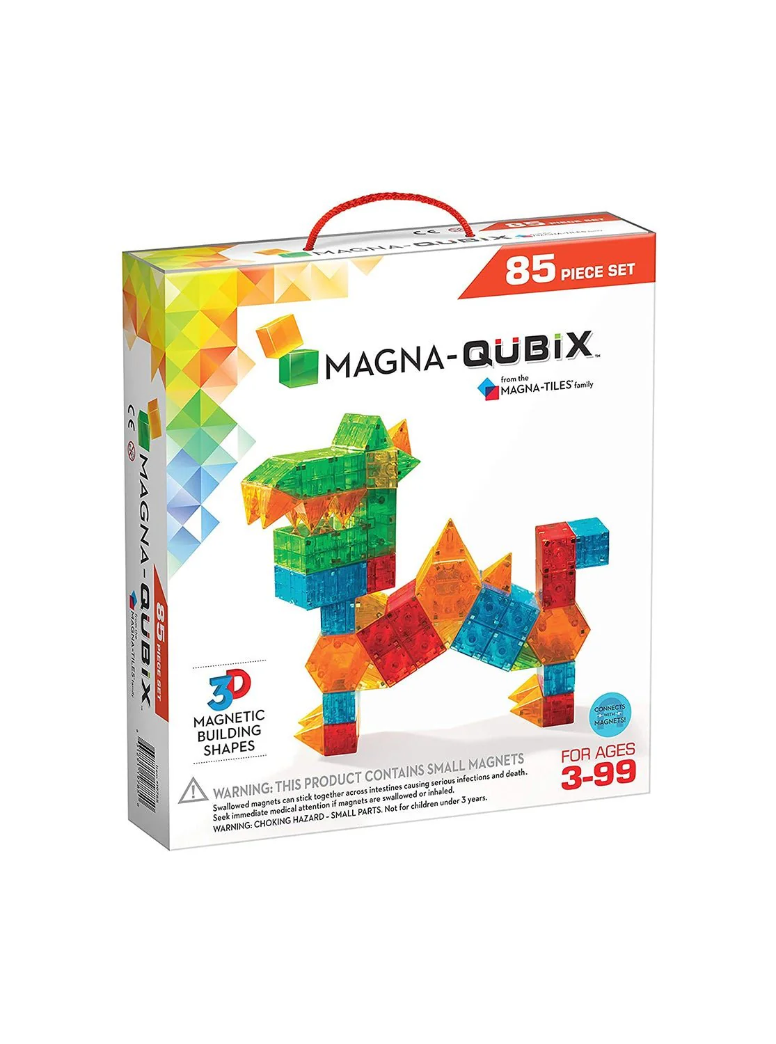 Magna-Qubix 85-Piece Original Magnetic Building Blocks Set Magna-Qubix 85-Piece Original Magnetic Building Blocks Set