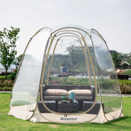 Alvantor Bubble Tent Pop Up Gazebo,8-10 Person Igloo Dome Garden Patio Canopy Shelter