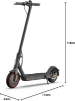 Xiaomi E-Scooter with German Road Legal (Max 20 km/h,Up to 70 km Range & 25 Percent Incline,Pneumatic Tyres,Dual Brakes,Display,Aluminium Body,App)