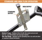 Multi-Purpose Walk Behind Push Spreader 3039632R Grounds Keeper,100 Pound Capacity,Multi Use Tool for Grass Seed,Salt,De-Icer,Fertilizer and Seeds