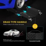 VIVOHOME Heavy Duty Vehicle Mover Dolly of 4 Piece,Black