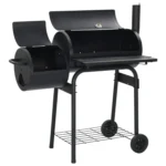 Vebreda Outdoor BBQ Grill Charcoal Barbecue Pit Patio Backyard Meat Cooker Smoker