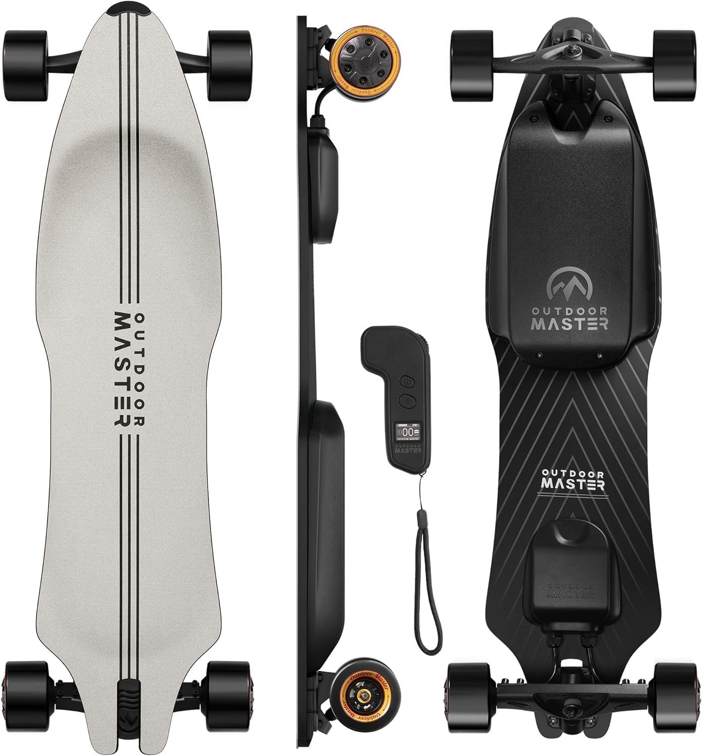 Caribou Electric Skateboard with Remote, 26 Miles Range, 32 Mph Top Speed, 2 x 1000W Hub-Motor, Electric Longboard for Adults & Teens Beginners, 6 Months Warranty Caribou Electric Skateboard with Remote, 26 Miles Range, 32 Mph Top Speed, 2 x 1000W Hub-Motor, Electric Longboard for Adults & Teens Beginners, 6 Months Warranty