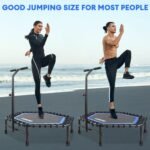ONETWOFIT Rebounder Trampoline Silent Mini Trampoline