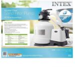 3000 GPH Above Ground Pool Sand Filter Pump w/ Deluxe Pool Maintenance Kit