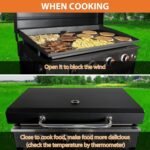 Mofeez Griddle Lid Cover Blackstone Griddle Top 36 inch with Hood