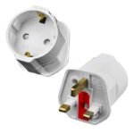 Plug Adapter (EU to IRE/UK - White)