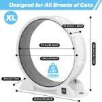 HOVONO Cat Exercise Wheel with Pedometer,10 Minutes Fast and Easy Installation