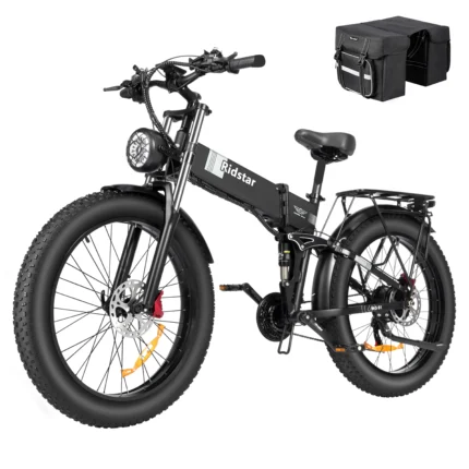 Eletric Bike for Adults,750W Motor 48V 20Ah Removable Battery 26'' Fat Tire Folding E-Bike Shimano 21-Speed MTB Cycling UL2849