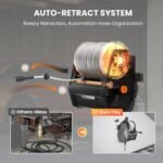 Giraffe Tools Electric Wall Mount Power Washer with 100FT Retractable Pressure Hoses