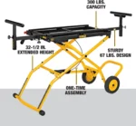 DEWALT Miter Saw Stand With Wheels (DWX726),Yellow