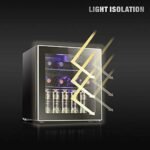 Antarctic Star Mini Fridge Cooler ?C 60 Can Beverage Refrigerator Glass Door for Beer Soda or Wine ?C Glass Door Small Drink Dispenser Machine Clear Front Removable for Home,Office or Bar,16cuft