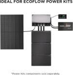 EF ECOFLOW 100W 12V Solar Panel,High Efficiency Monocrystalline PV Modules