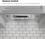 IKTCH Insert Range Hood with 2 Pcs Adjustable Lights and 3 Pcs Baffle Filters