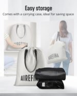 Airefina King Size Air Mattress With Built in Pump Raised