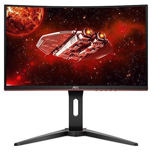 AOC CQ27G1 27?? Curved Frameless Gaming Monitor QHD2K,1ms,144Hz,FreeSync,DisplayPortHDMIVGA,Height adjustable,3Year ZeroBright Dot,BlackRed AOC CQ27G1 27?? Curved Frameless Gaming Monitor QHD2K,1ms,144Hz,FreeSync,DisplayPortHDMIVGA,Height adjustable,3Year ZeroBright Dot,BlackRed