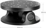 Revopoint Dual Axis Turntable for Accurate 3D Scanning,Easy Capturing Detail-rich of Small-Medium Objects