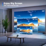 AuKing Full HD 1080P Home Theater Video Mini Projector