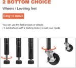 YYkokocat Capacity Heavy Duty Storage Shelves Commercial Wire Shelving Unit and Storage Adjustable