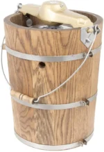 6 qt Country Ice Cream Maker ÿ Classic Wooden Tub ÿ Hand Crank